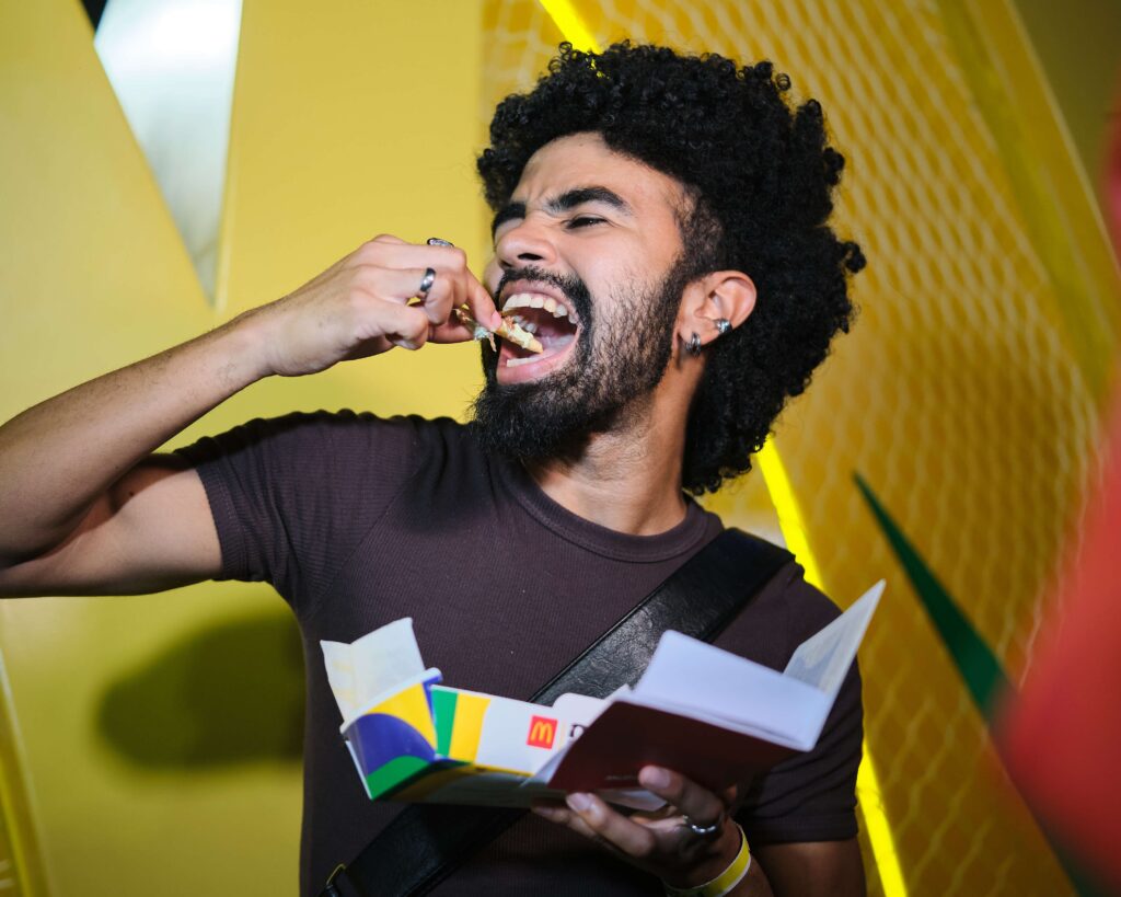 Convidados no evento de lançamento do Méqui