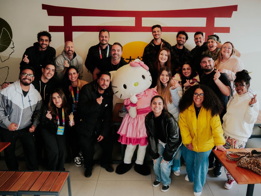 Produção audiovisual da colaboração Méqui e Hello Kitty