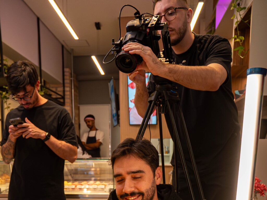 Captação audiovisual da campanha Notificações Comestíveis