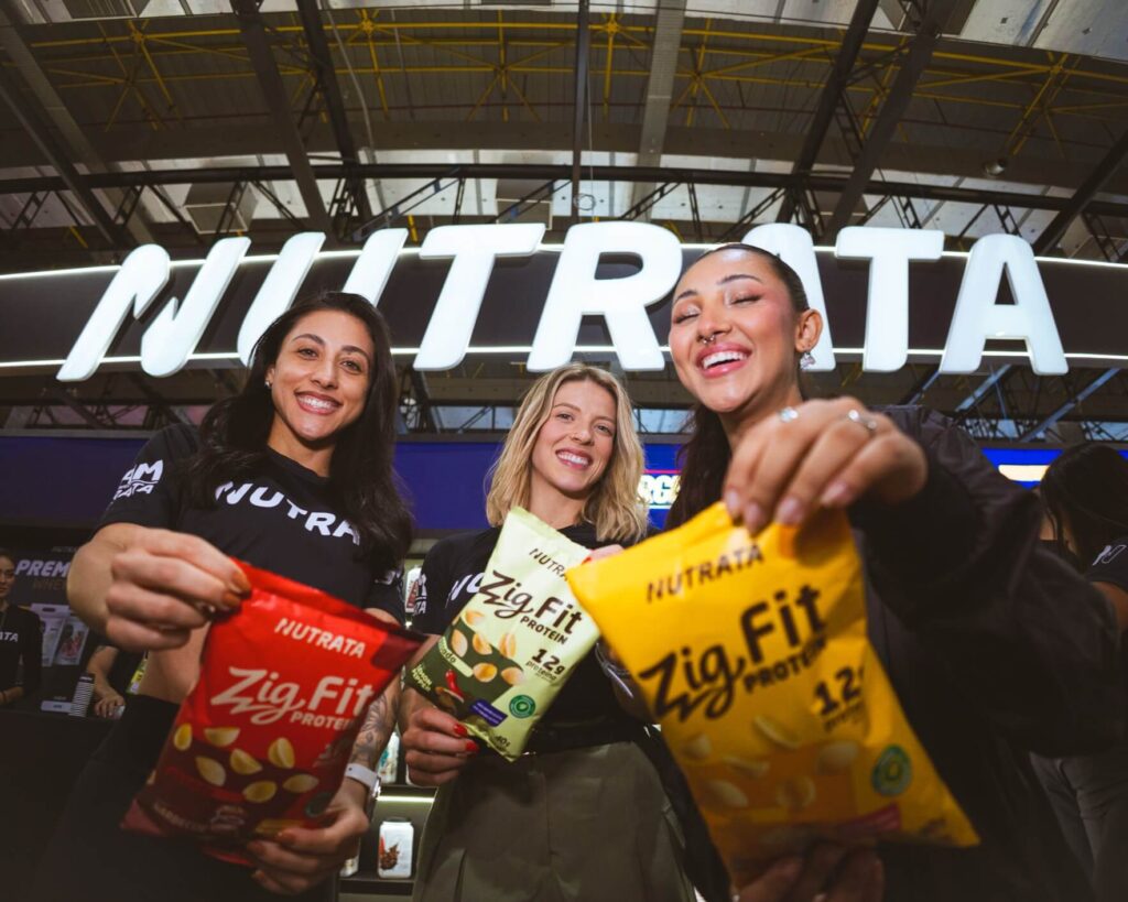 Ativação de marca no espaço da Nutrata no Arnold Sports