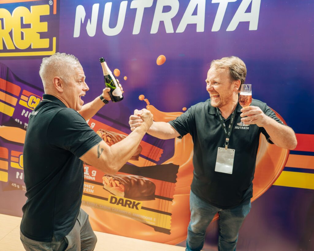 Experiência comercial da Nutrata com visitantes no Arnold Sports