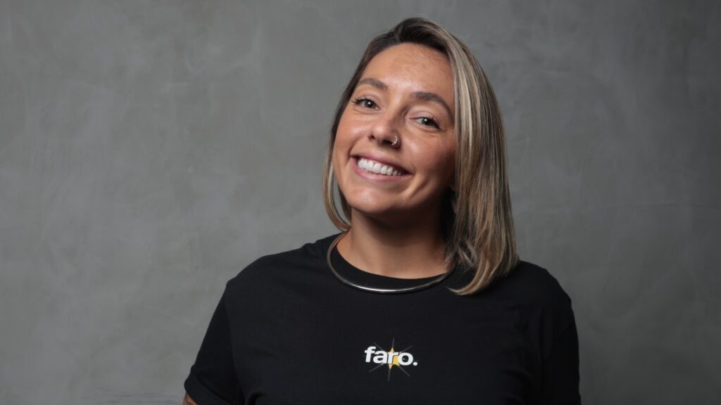 Julia Bittencourt, executiva de Contas da faro.ag, atua em São Paulo para estabelecer proximidade com clientes - Créditos: Divulgação