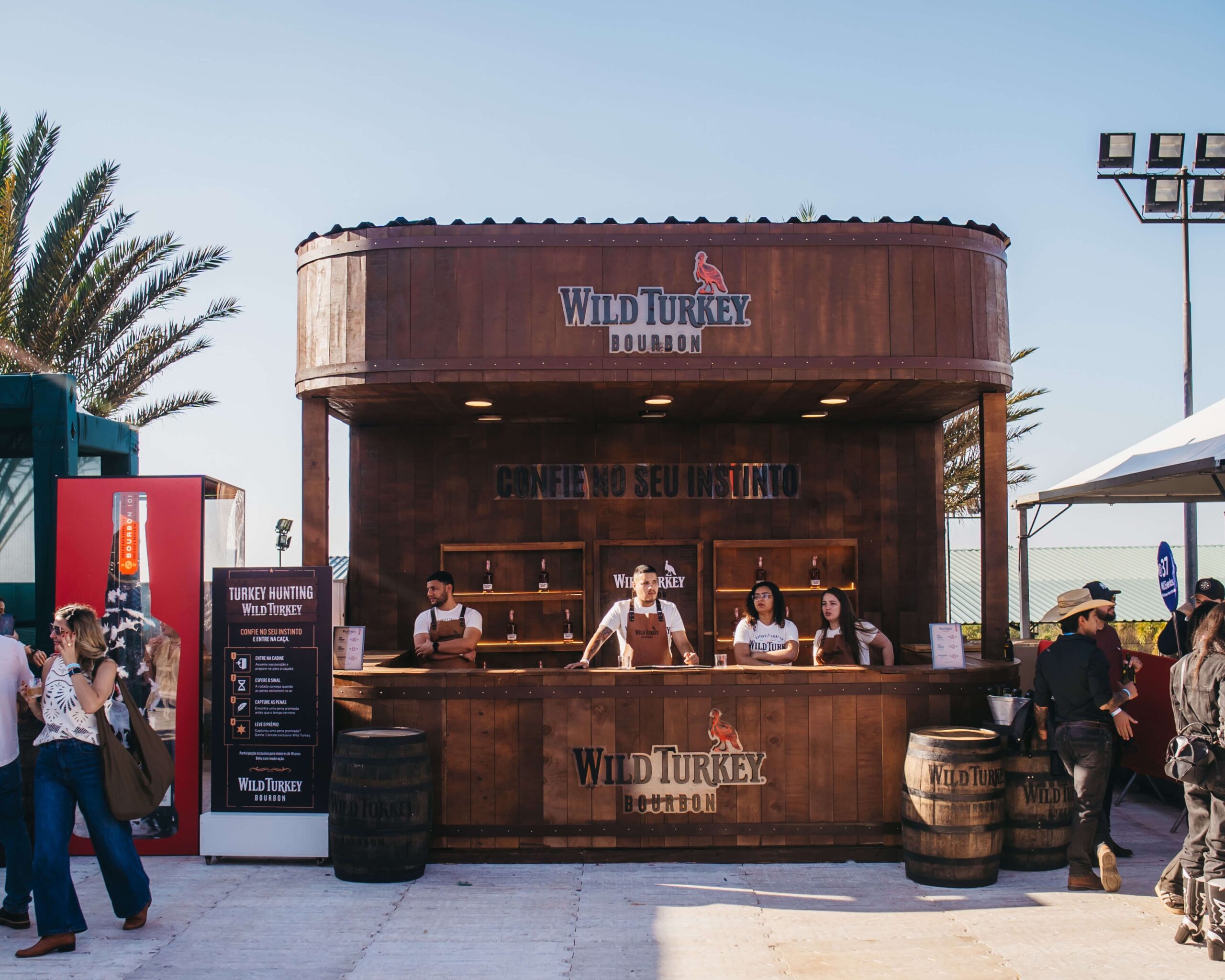 experiências de marca Wild Turkey