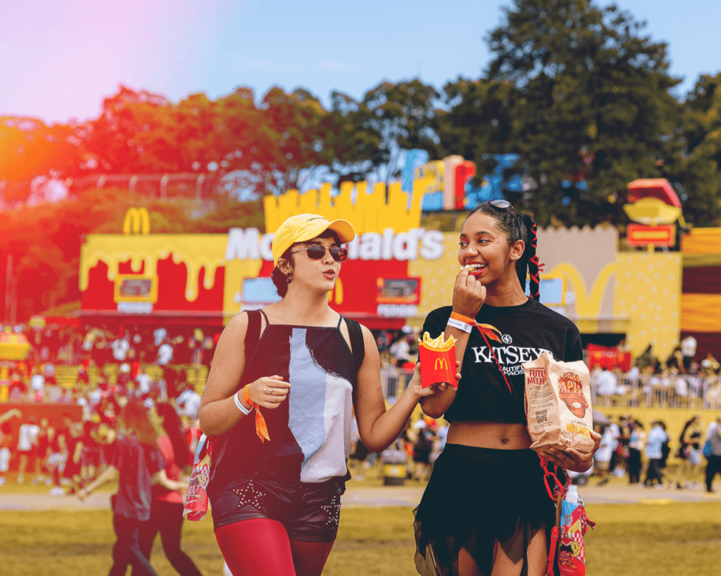 público no lollapalooza 2026 para o Mc Donalds por faro.ag