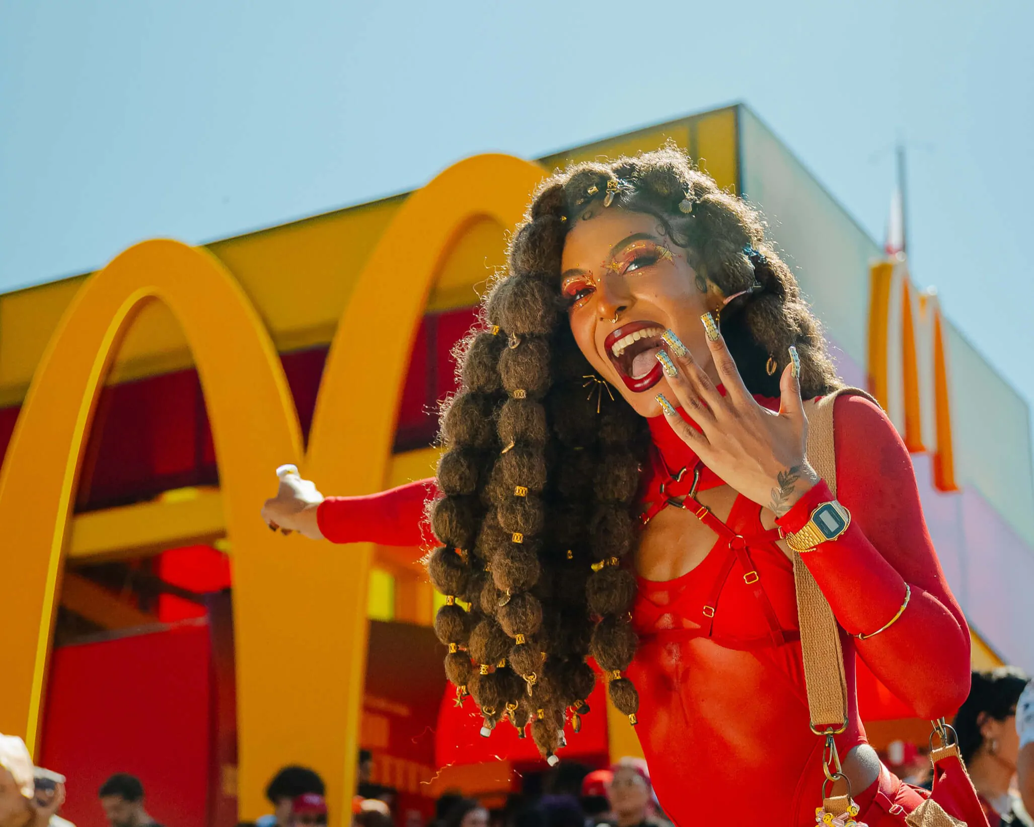 captação de conteúdo no lollapalooza 2026 para o Mc Donalds por faro.ag
