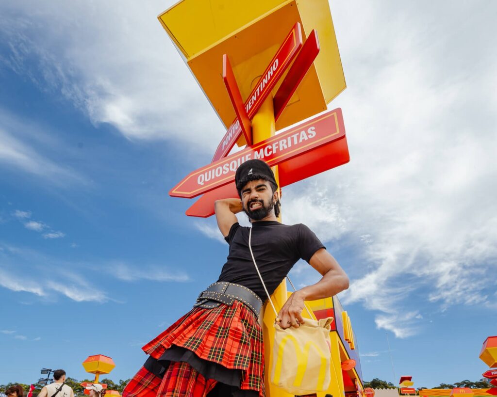 captação de conteúdo do público no lollapalooza 2026 para o Mc Donalds por faro.ag