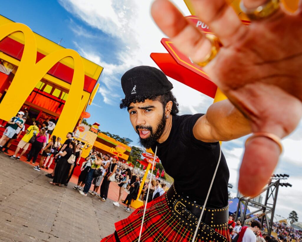 captação de conteúdo no lollapalooza 2026 para o Mc Donalds por faro.ag