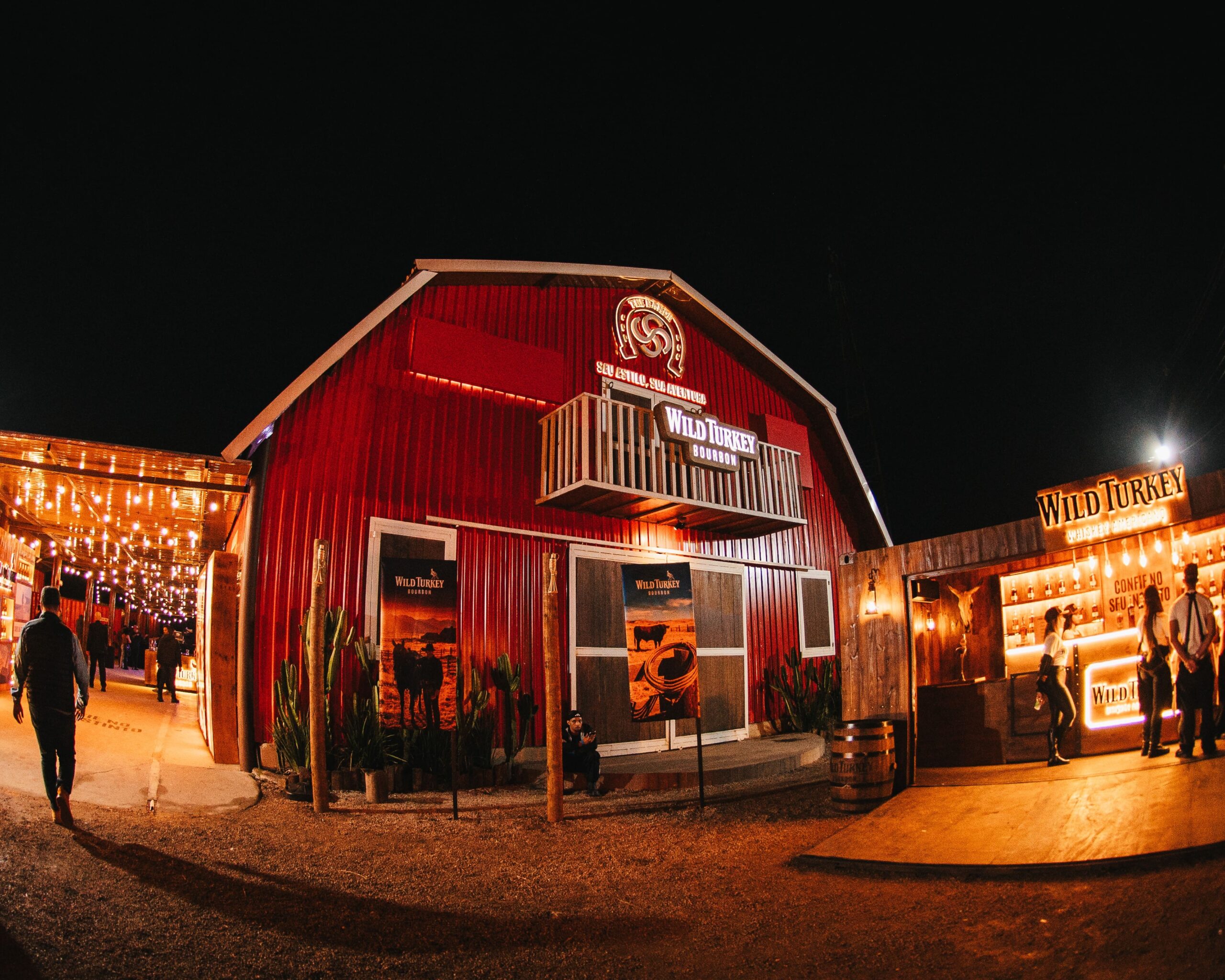 Experiência de marca Wild Turkey no Rancho 101, no The Ranch em Jaguariúna.